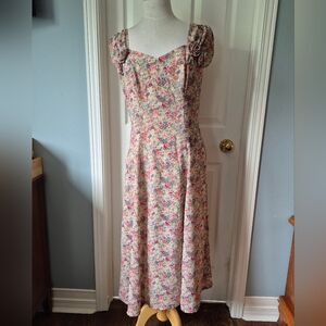 Floral Print Women's Dress